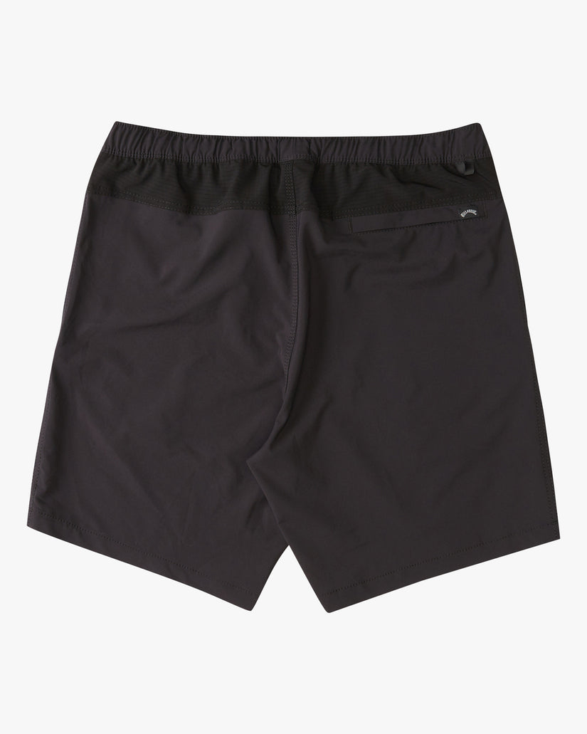 A/Div Surftrek Elastic Shorts 17" - Black