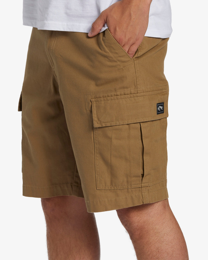 Combat Cargo Shorts - Light Khaki
