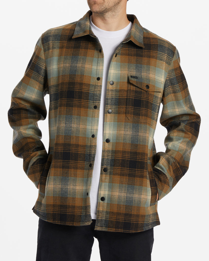 A/Div Furnace Bonded Flannel Shirt - Dark Forest