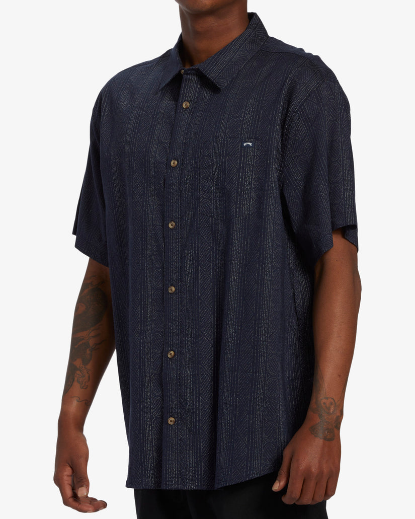 Sundays Mini Short Sleeve Shirt - Vintage Indigo