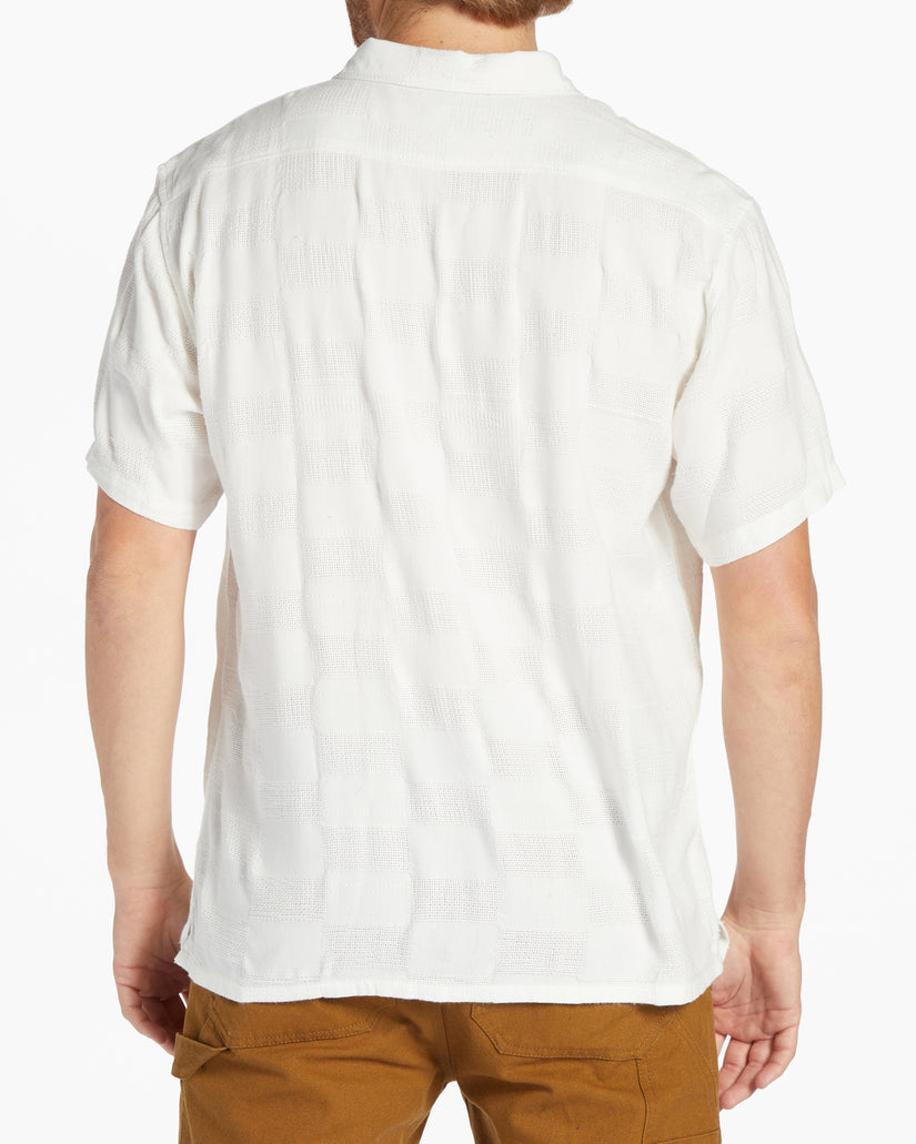 Sundays Jacquard Short Sleeve Shirt - Off White – Billabong