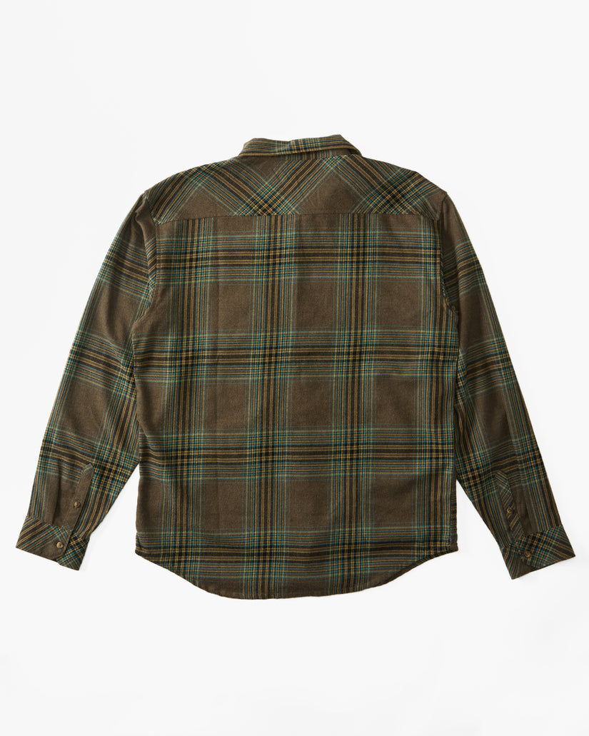 Coastline Flannel Long Sleeve Shirt - Mocha