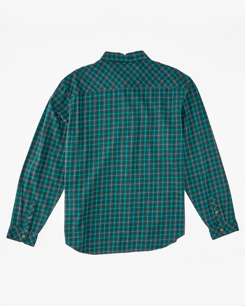Coastline Flannel Long Sleeve Shirt - Pacific
