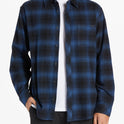 Coastline Flannel Long Sleeve Shirt - Blue
