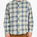 Coastline Flannel Long Sleeve Shirt - Oyster