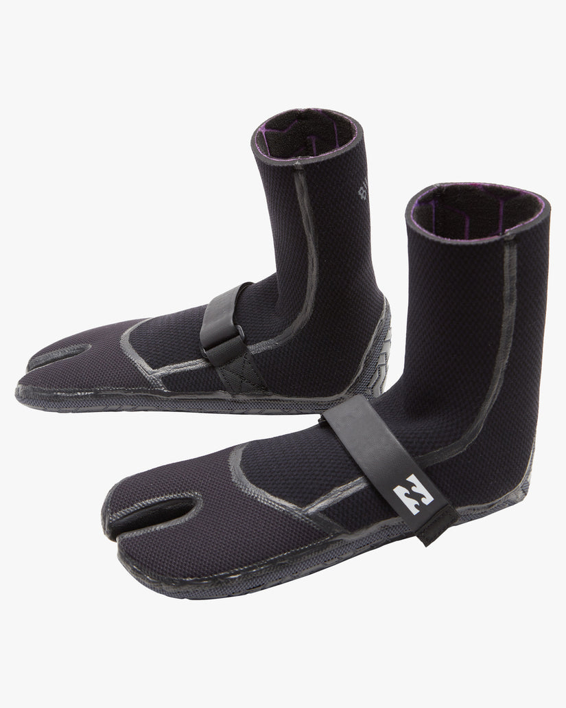 3mm Furnace Comp Split Toe Wetsuit Boots - Black
