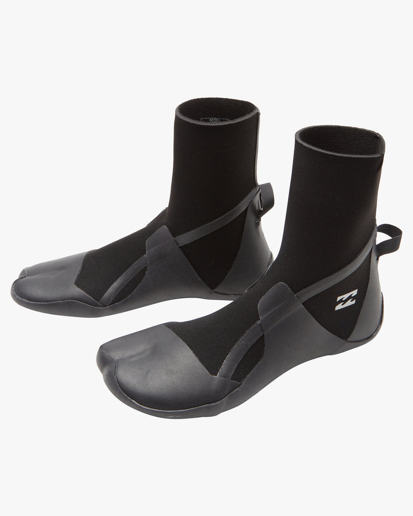 3 Absolute Hidden Split Toe Wetsuit Boots - Black Hash