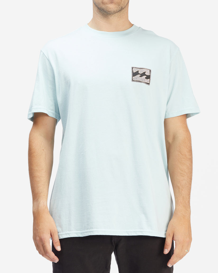 Crayon Wave Short Sleeve T-Shirt - Coastal Blue – Billabong