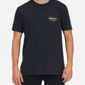 Walled Short Sleeve T-Shirt - Washed Black