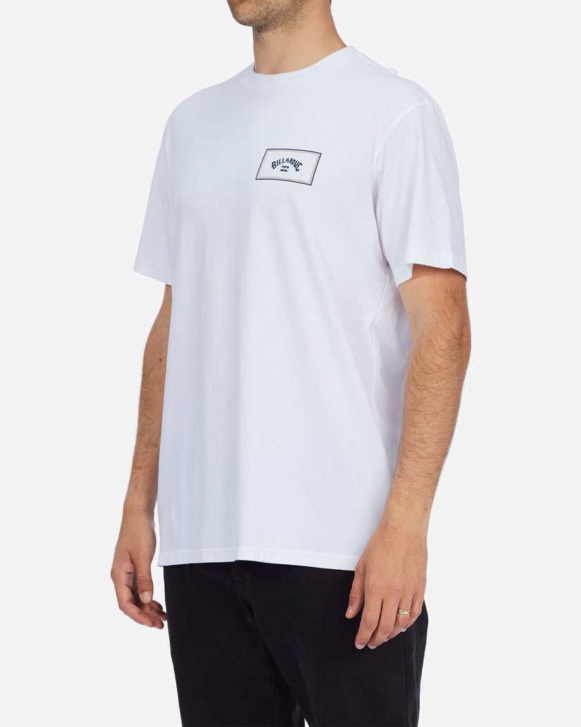 Arch Block Short Sleeve T-Shirt - White
