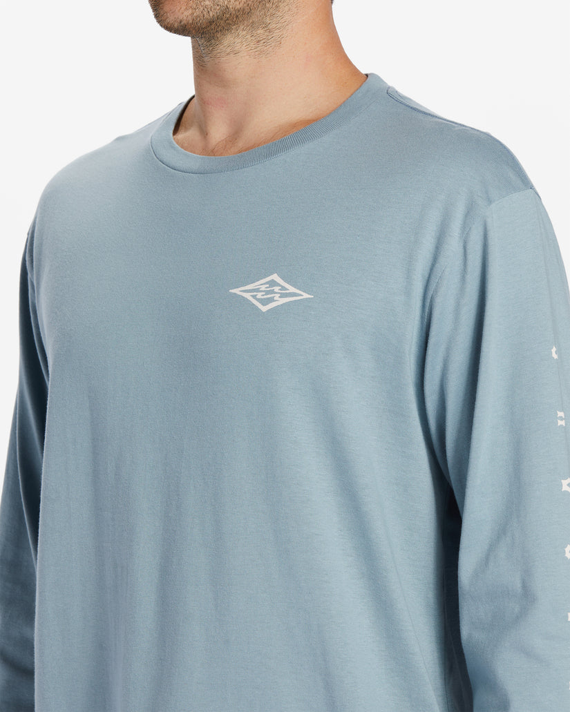Unity Long Sleeve T-Shirt - Washed Blue