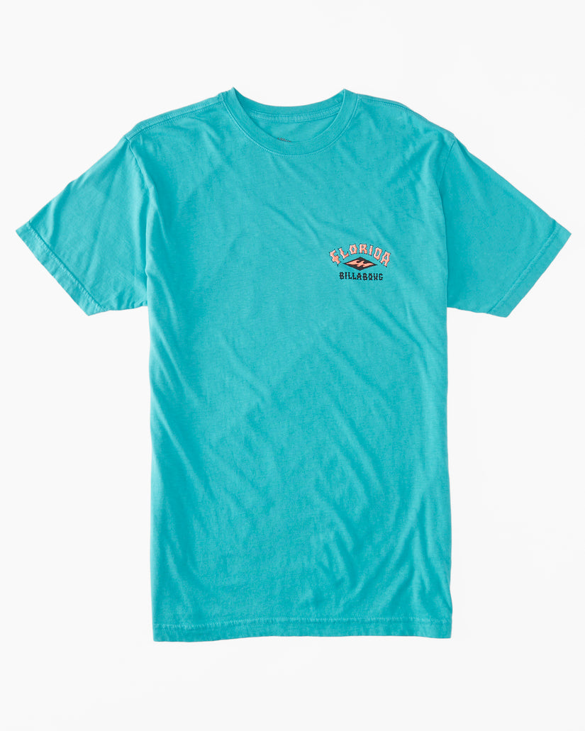 Flamingo Arch T-Shirt - Seagreen