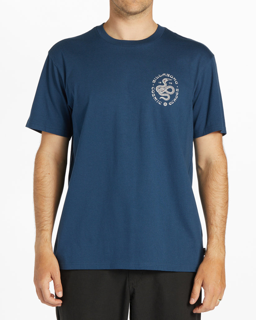 Coil Short Sleeve T-Shirt - Dark Blue