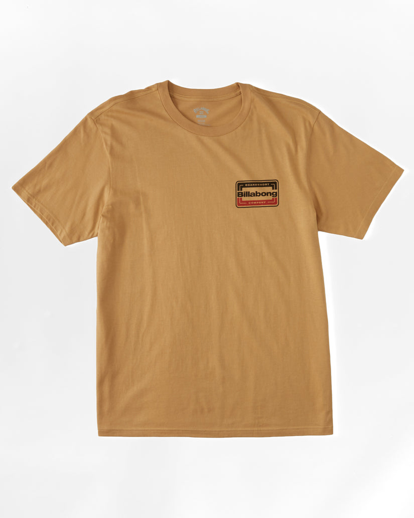 Walled Short Sleeve T-Shirt - Dusty Gold