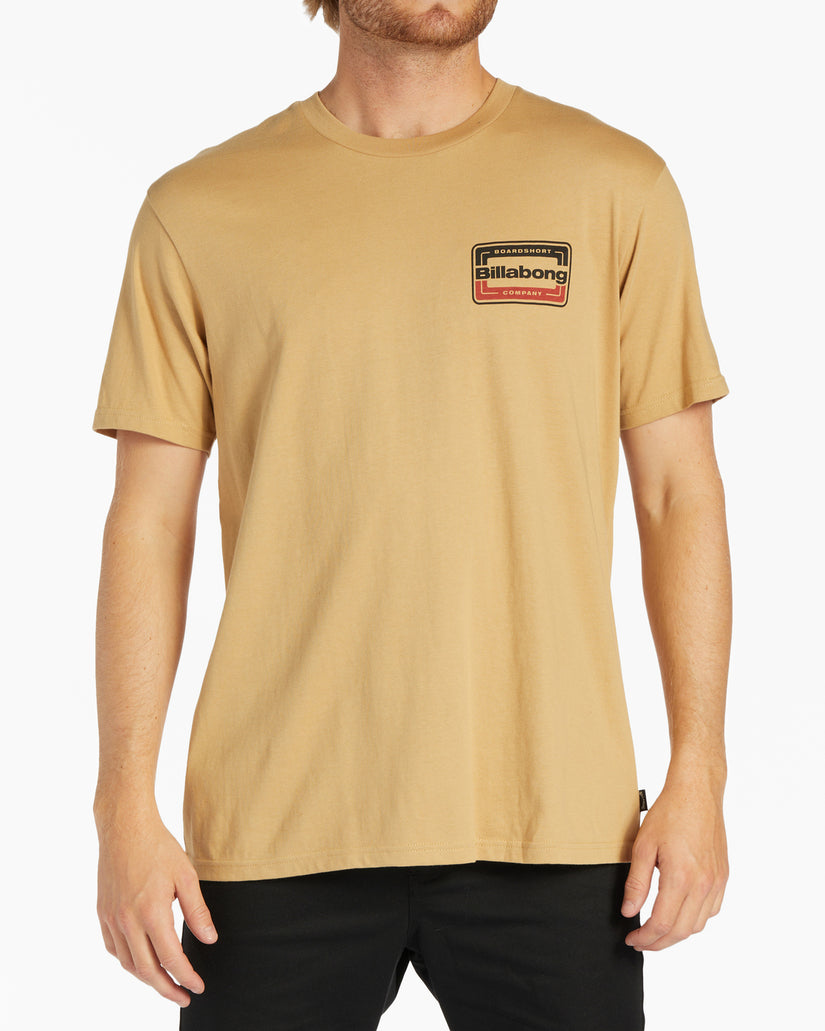Walled Short Sleeve T-Shirt - Dusty Gold