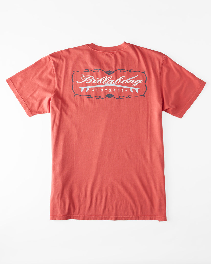 Crossboards Short Sleeve Wave Washed T-Shirt - Coral – Billabong