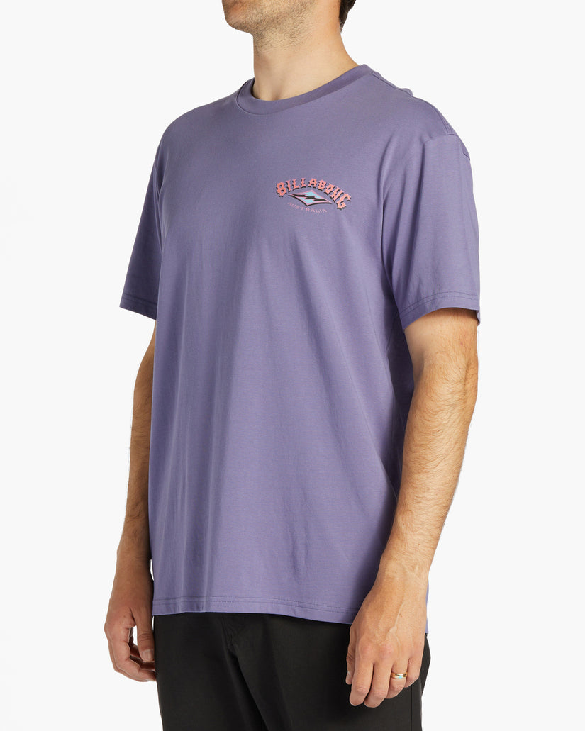A/Div Arch Short Sleeve T-Shirt - Dusty Grape
