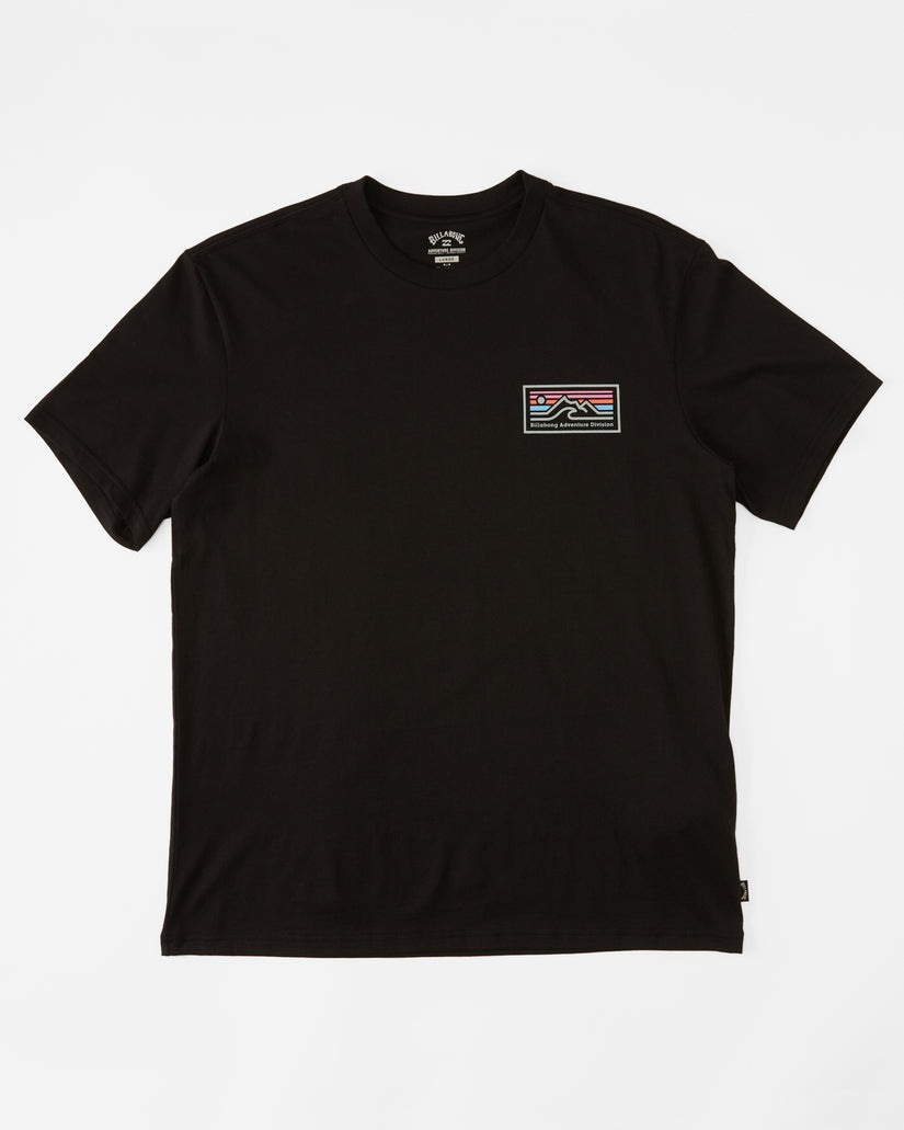 Length Short Sleeve T-Shirt - Black