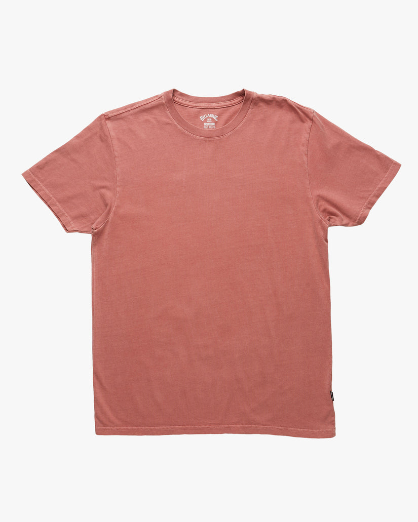 Essential Wave Washed Short Sleeve T-Shirt - Faded Rose