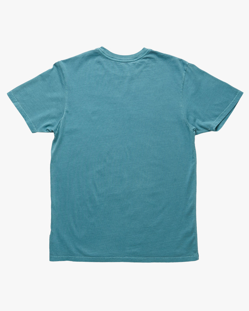 Essential Wave Washed Short Sleeve T-Shirt - Smoke Blue