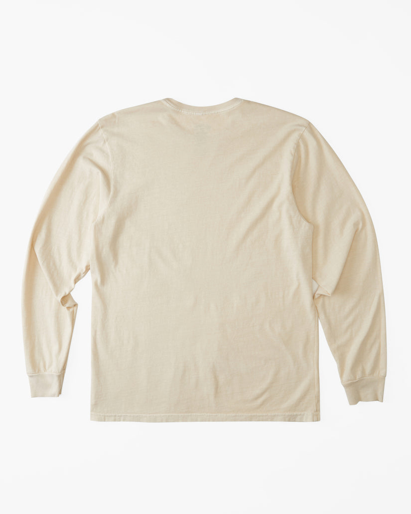 Essential Wave Washed Long Sleeve T-Shirt - Bone