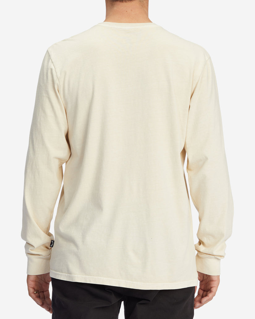 Essential Wave Washed Long Sleeve T-Shirt - Bone