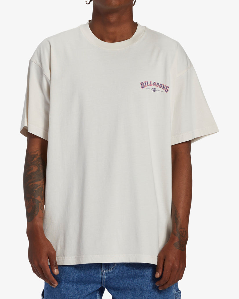Arch Wave OG Short Sleeve Wave Washed T-Shirt - Off White
