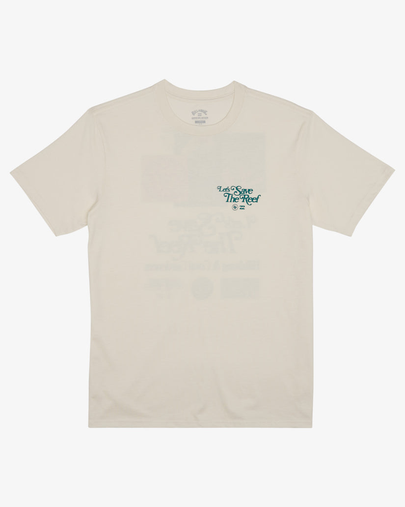 Coral Gardeners Lets Save The Reef Short Sleeve T-Shirt - Off White