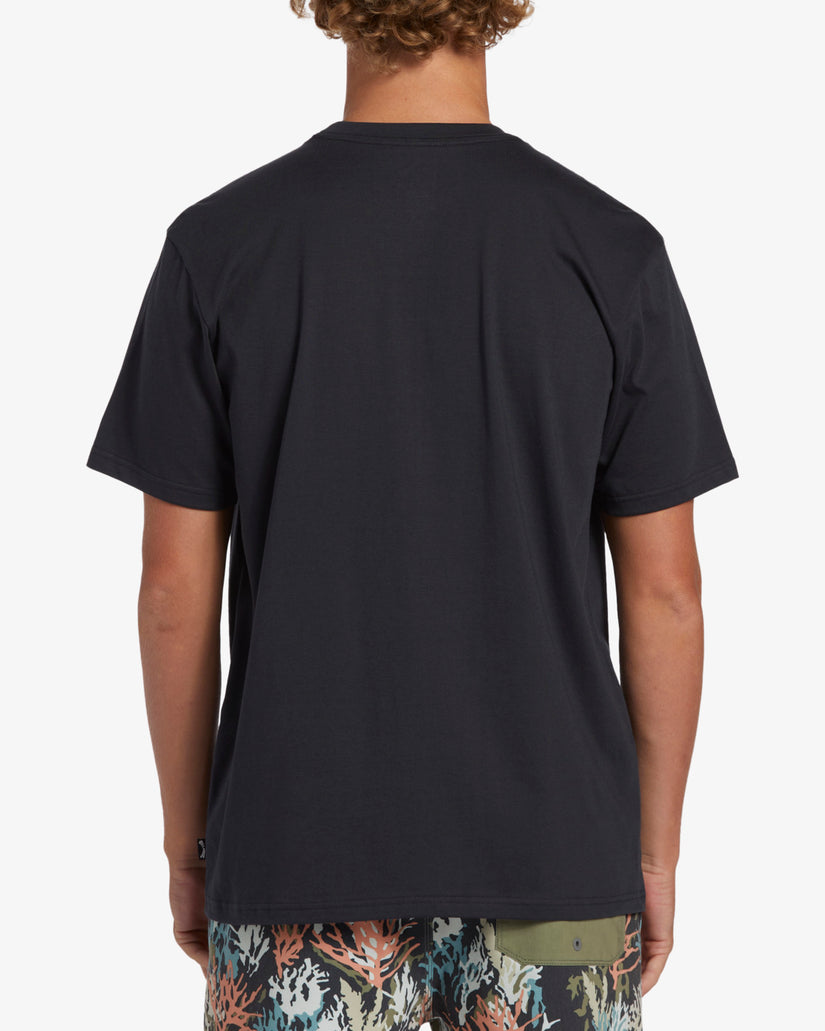 Coral Gardeners Happy Reef Short Sleeve T-Shirt - Washed Black