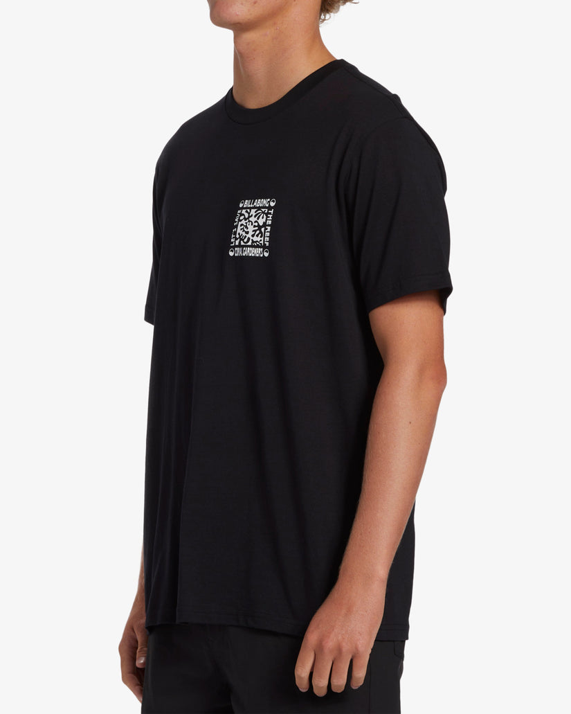 Coral Gardeners Horizon Short Sleeve T-Shirt - Black