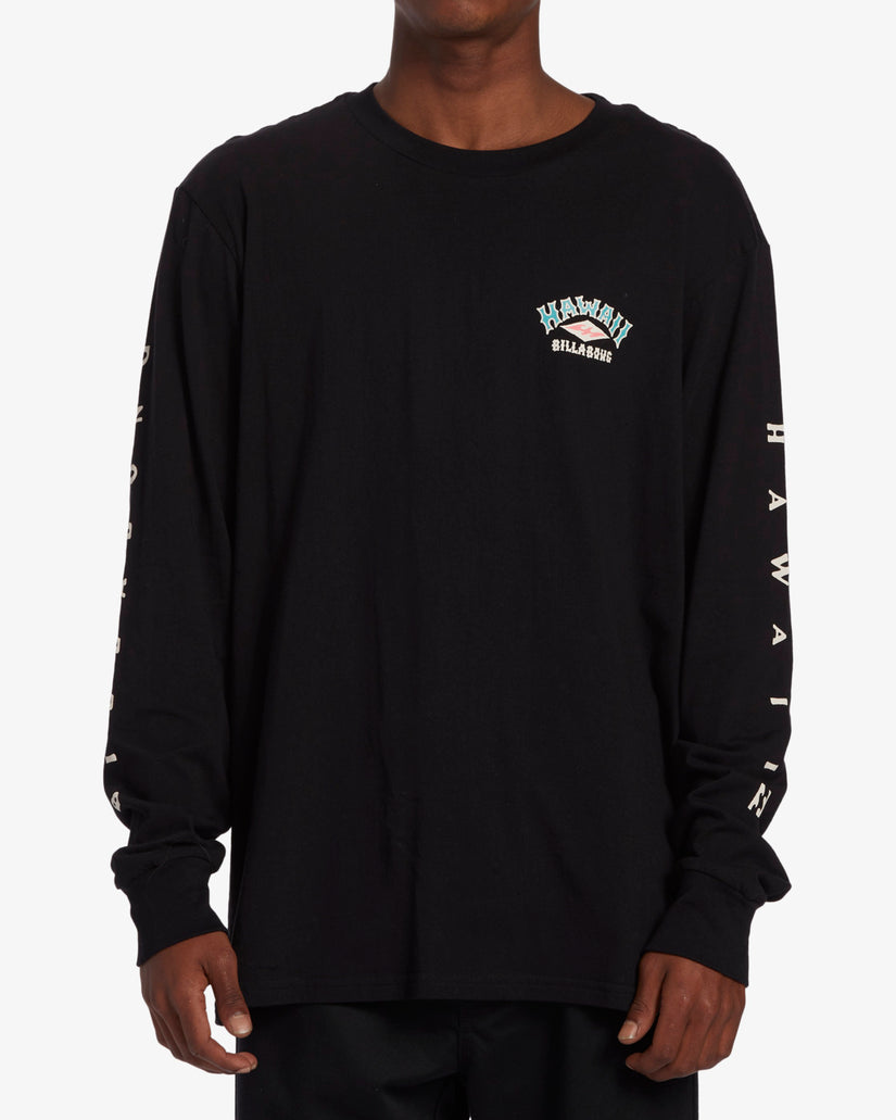 Arch Hawaii Long Sleeve T-Shirt - Black – Billabong.com