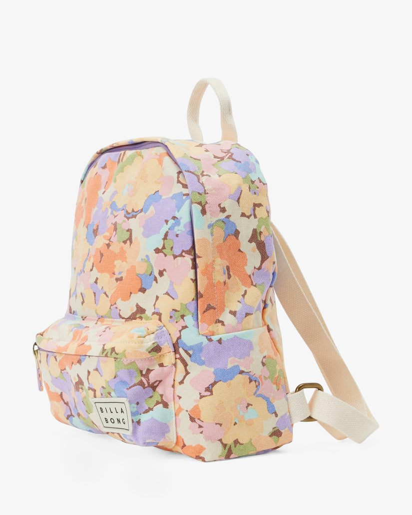 Mini Mama Canvas Backpack - Lilac Breeze