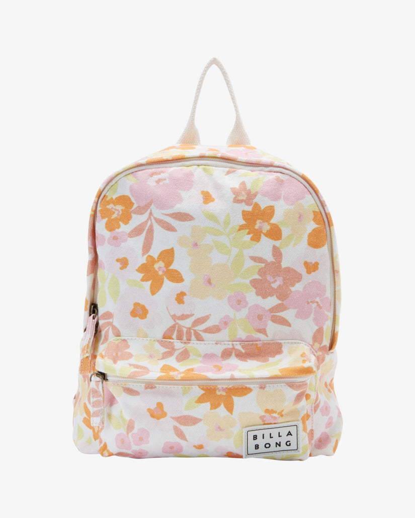 Mini Mama Canvas Backpack - Salt Crystal