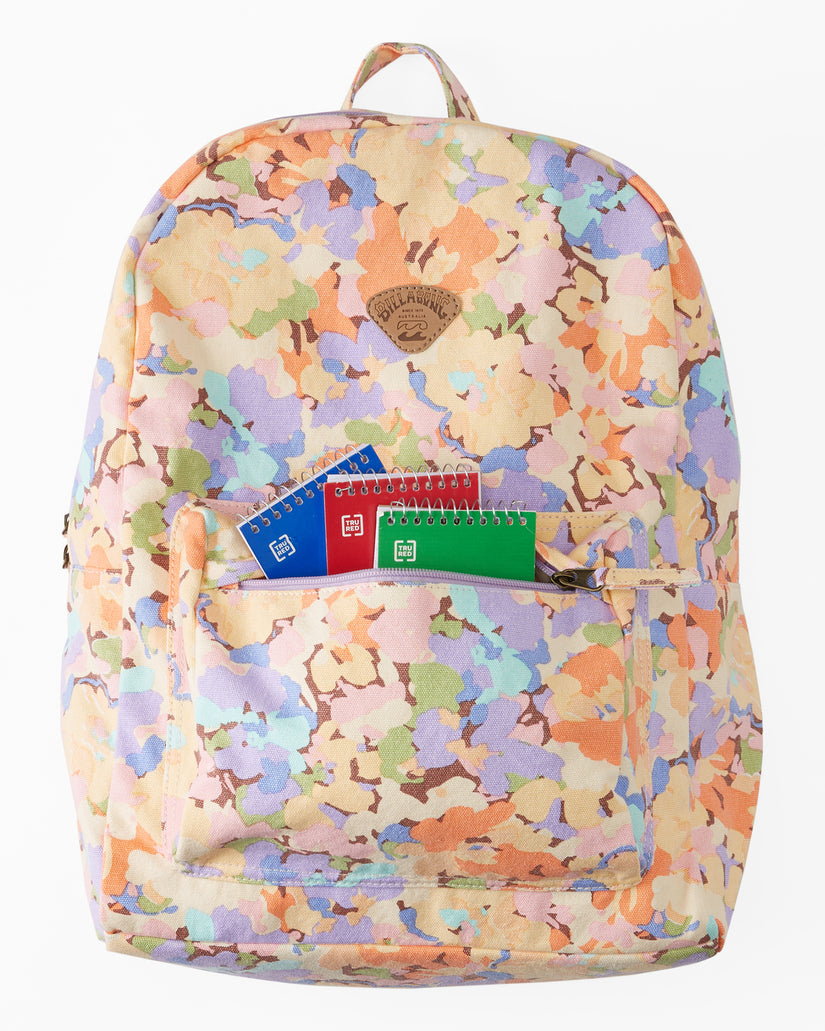 Schools Out Canvas Backpack - Lilac Breeze