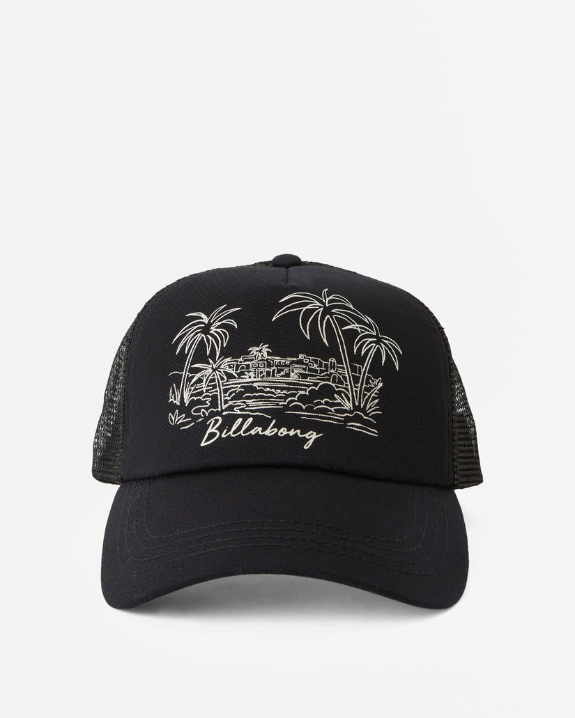 Aloha Forever Trucker Hat - Black Sands 1