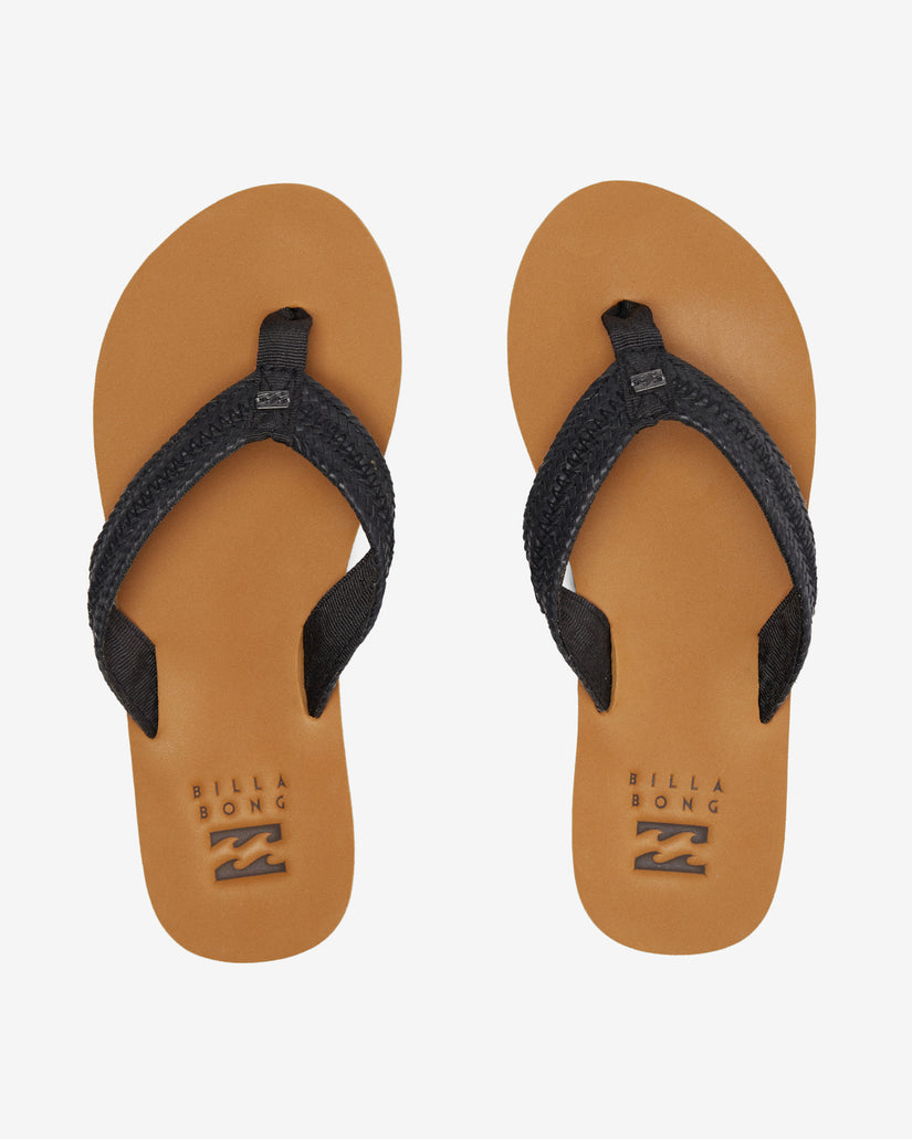 Kai Braided Sandals - Off Black
