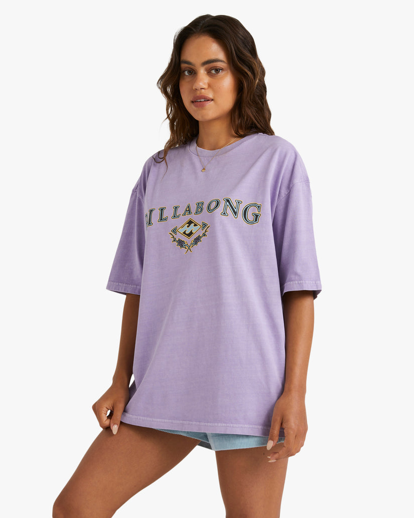 Lilac Throwback Tee T-Shirt - Lilac Breeze