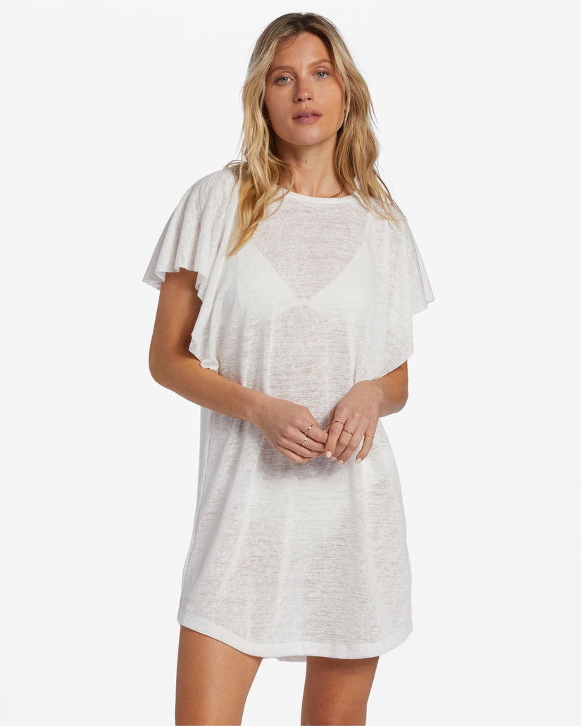 Out For Waves Cover-Up Dress - Salt Crystal 2